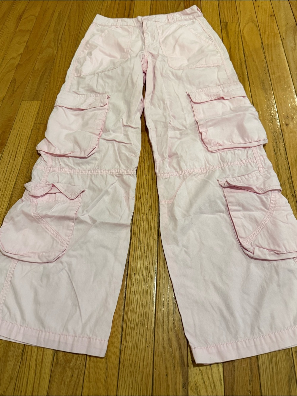 Gianni Bini Pink Utility Cargo Pants 90s y2k